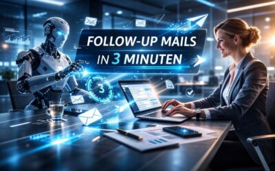 Follow-up-Mails mit KI: In drei Minuten raus statt drei Tage zu spät