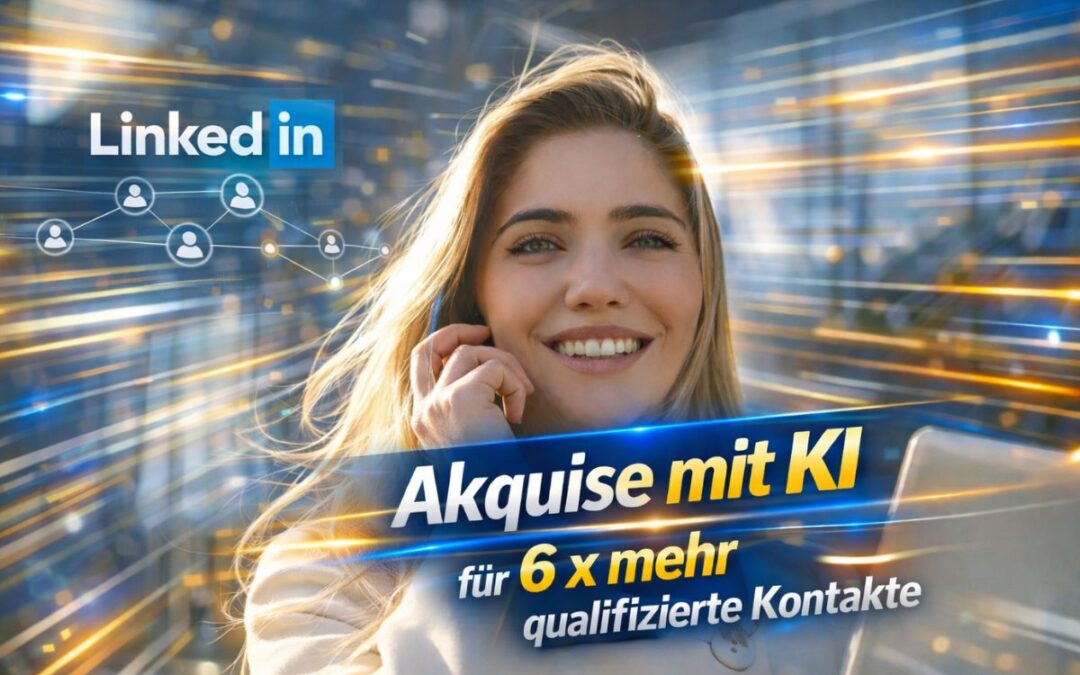 LinkedIn-Akquise mit KI:   Von 8 auf 50 personalisierte Kontakte pro Woche