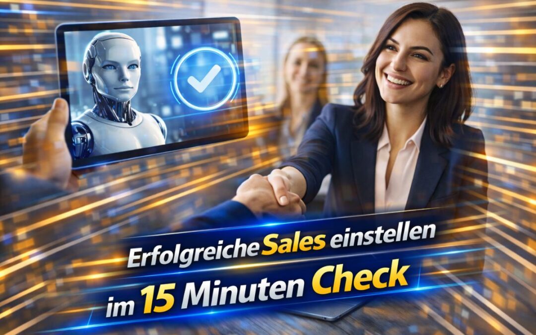 Verkäufer einstellen mit KI-Test: Der 15-Minuten-Check, der 100’000 Franken Fehleinstellungen verhindert