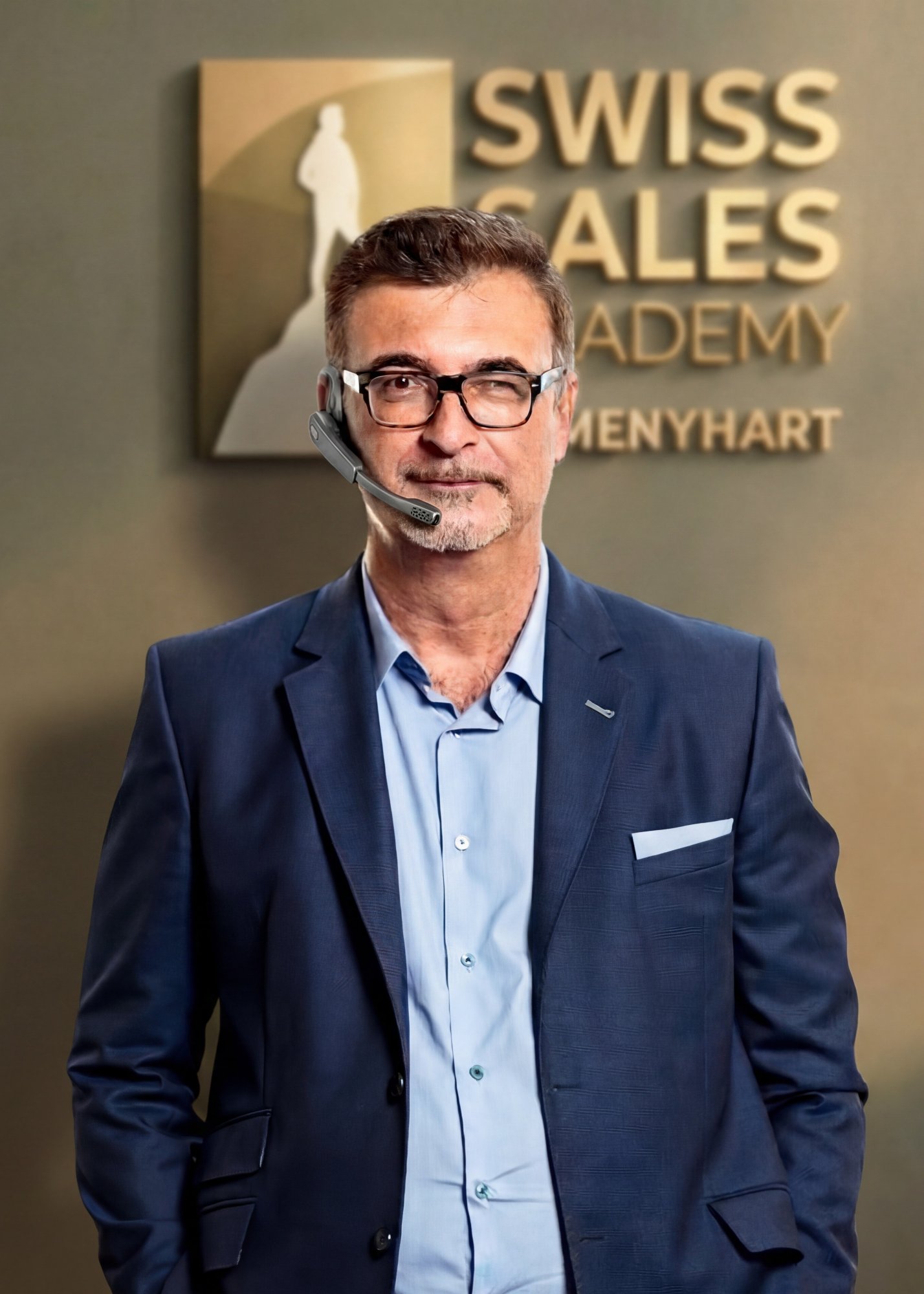 Dieter Menyhart mit Headset