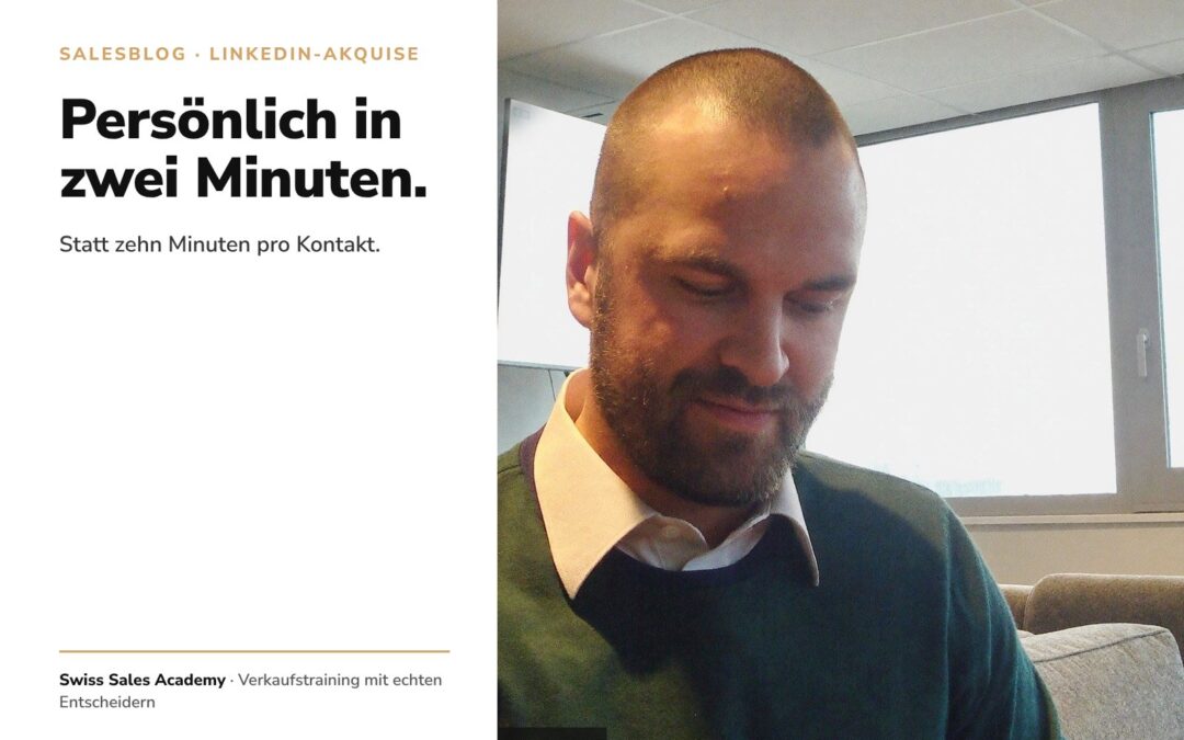 LinkedIn-Akquise mit KI: Persönliche Nachrichten in zwei Minuten
